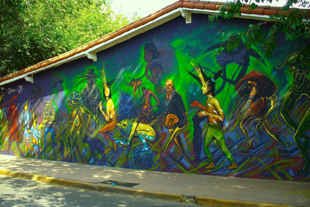 Hostel de Los Artistas Mendoza Exterior foto